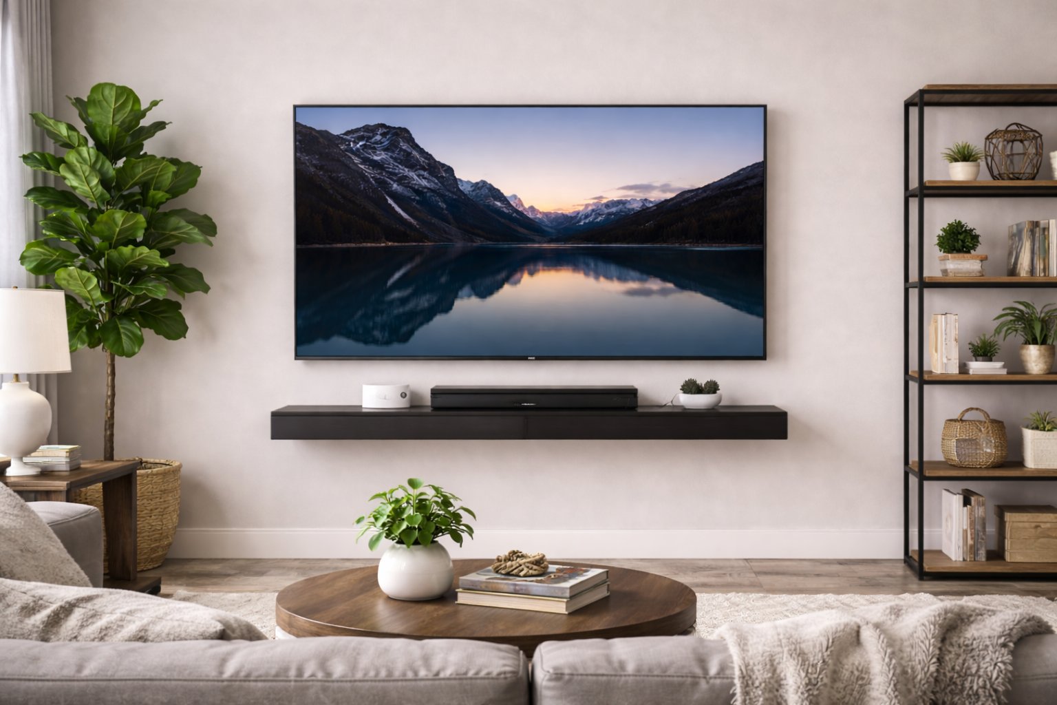 Clean TV installation